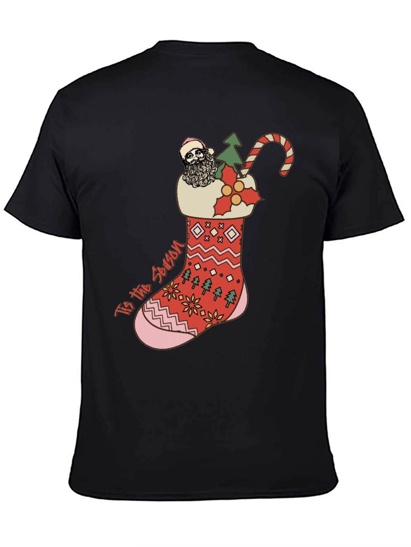 Festive Christmas Stocking T-Shirt