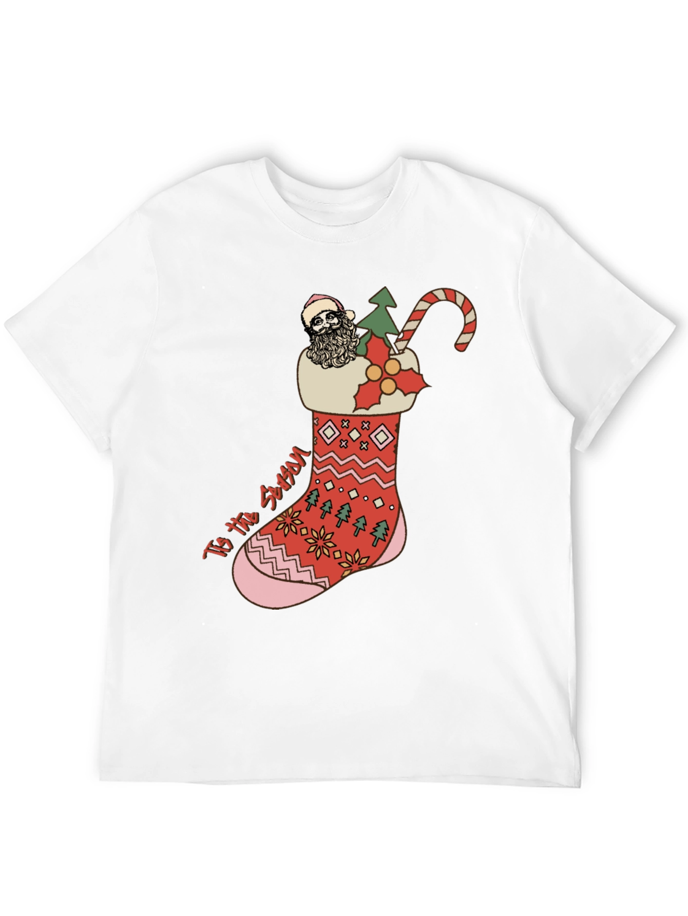 Festive Christmas Stocking T-Shirt