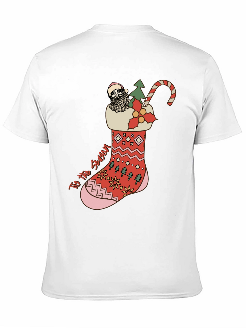 Festive Christmas Stocking T-Shirt
