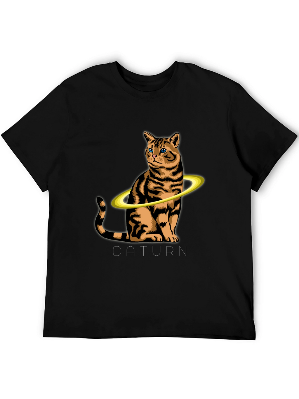 Caturn T-Shirt:  Saturn Cat Graphic Tee