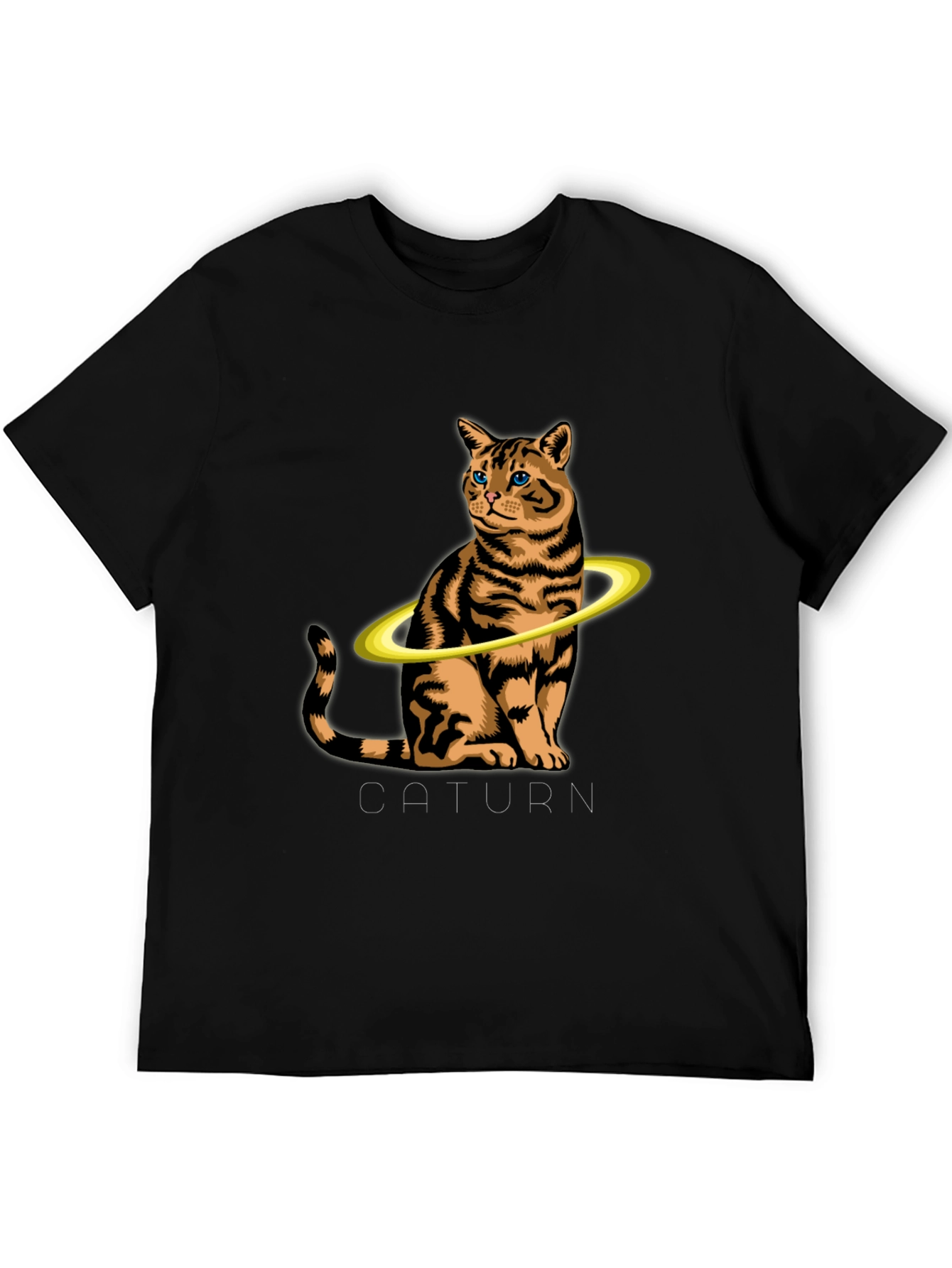 Caturn T-Shirt:  Saturn Cat Graphic Tee