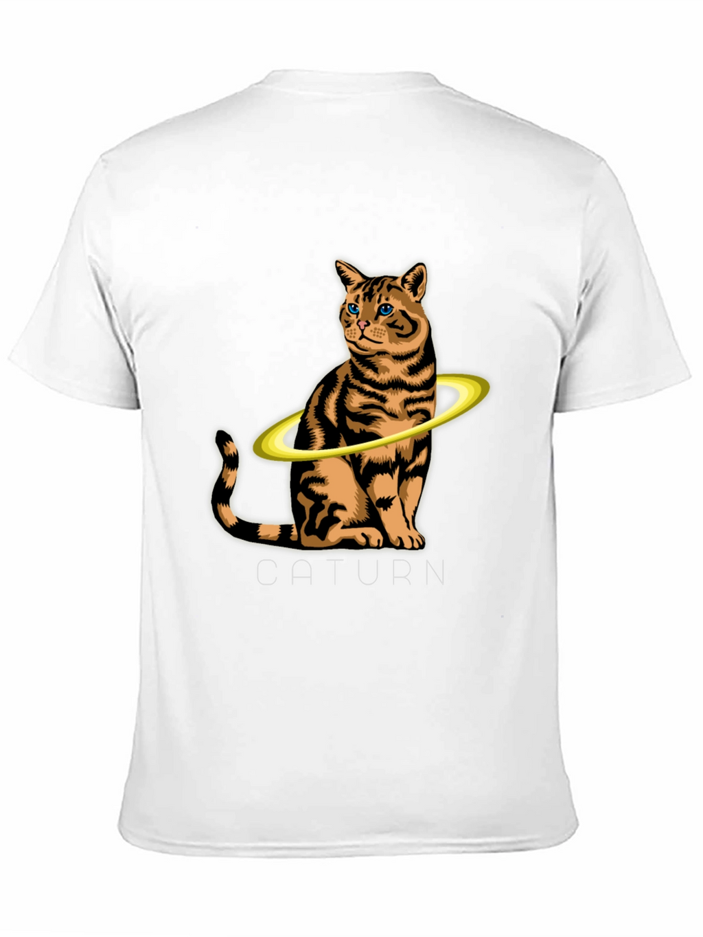 Caturn T-Shirt:  Saturn Cat Graphic Tee