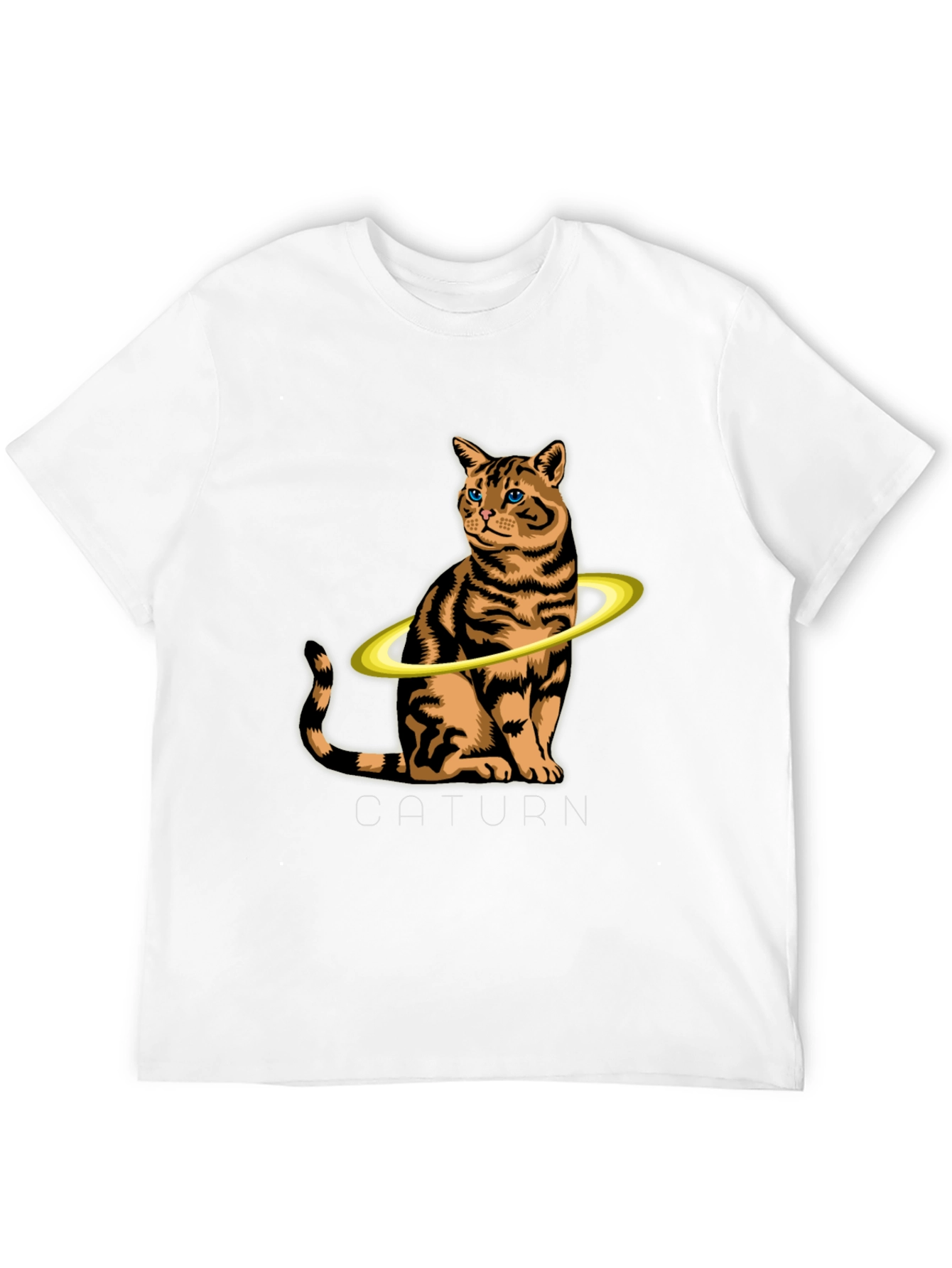 Caturn T-Shirt:  Saturn Cat Graphic Tee