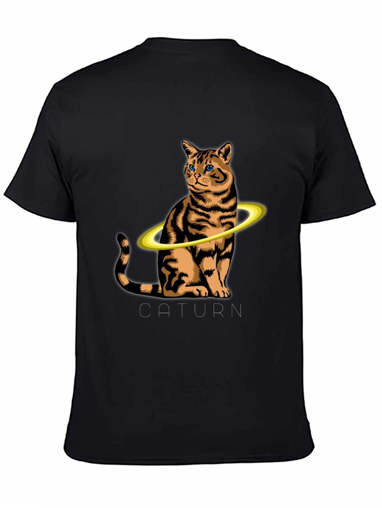 Caturn T-Shirt:  Saturn Cat Graphic Tee