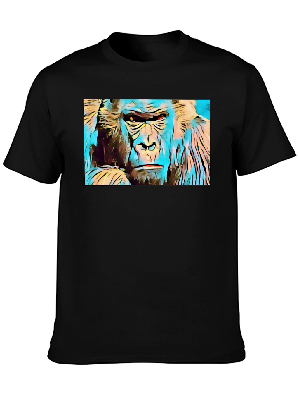 Gorilla Graphic Tee - Vivid Design Soft Cotton