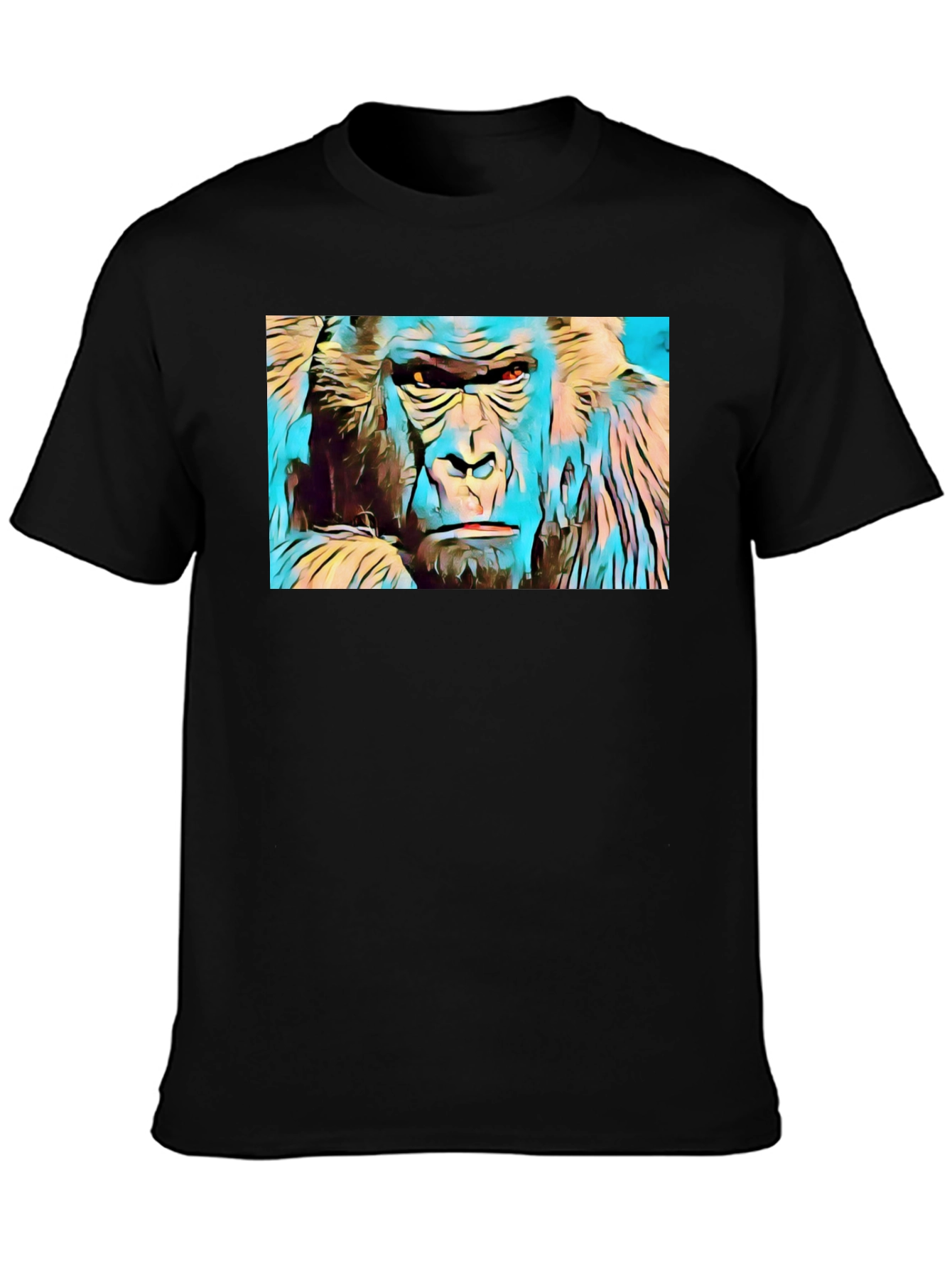 Gorilla Graphic Tee - Vivid Design Soft Cotton