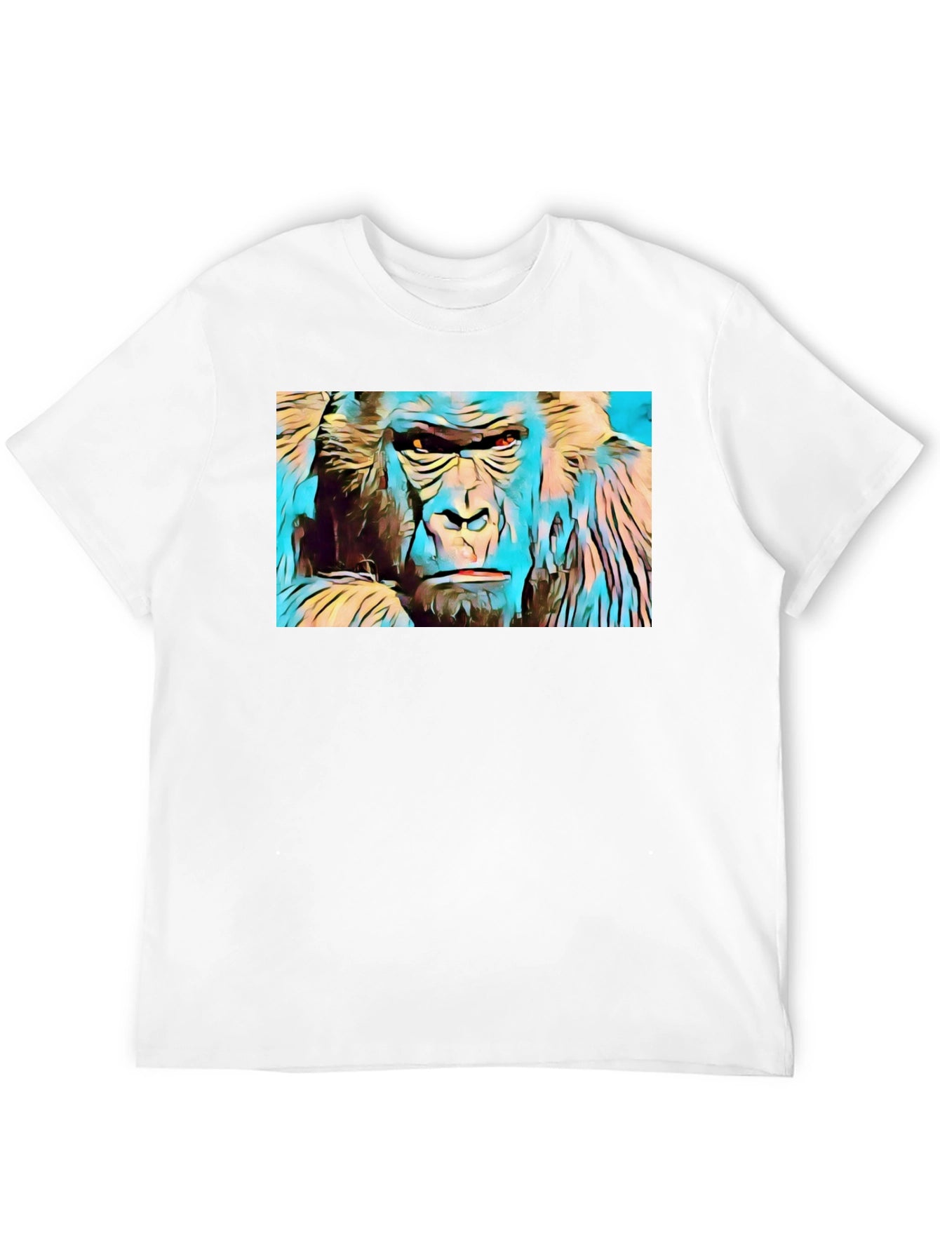 Gorilla Graphic Tee - Vivid Design Soft Cotton