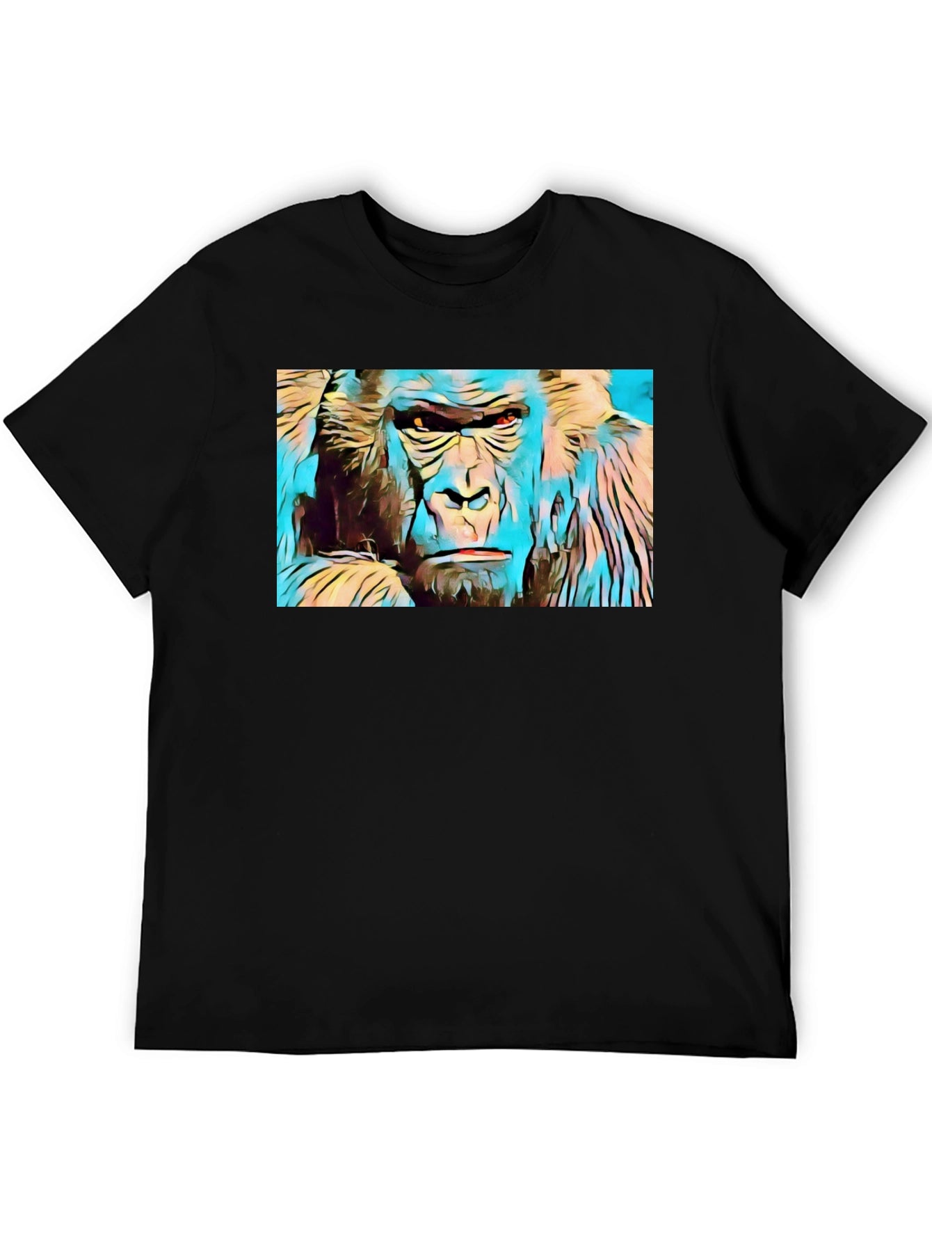 Gorilla Graphic Tee - Vivid Design Soft Cotton