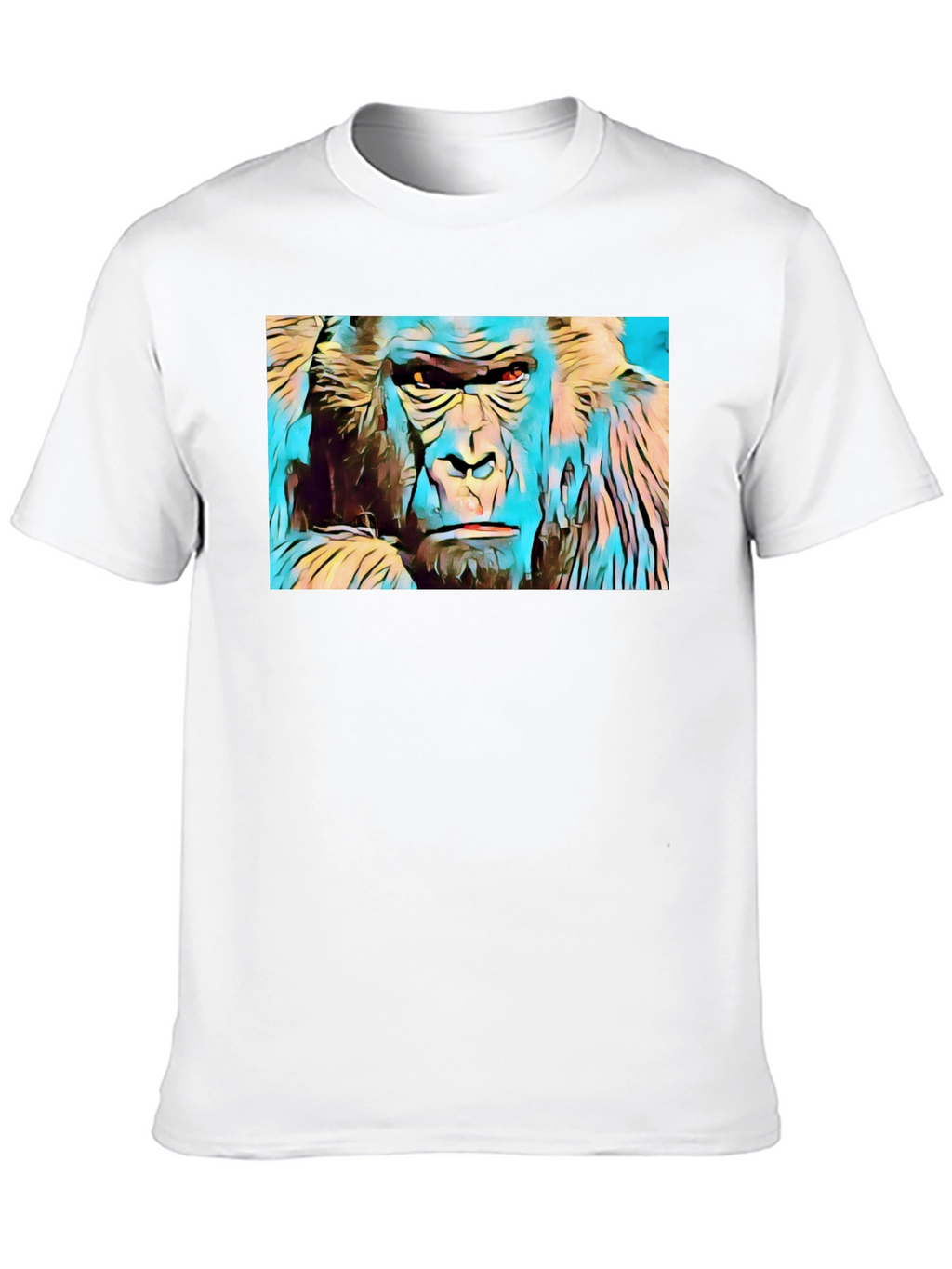 Gorilla Graphic Tee - Vivid Design Soft Cotton