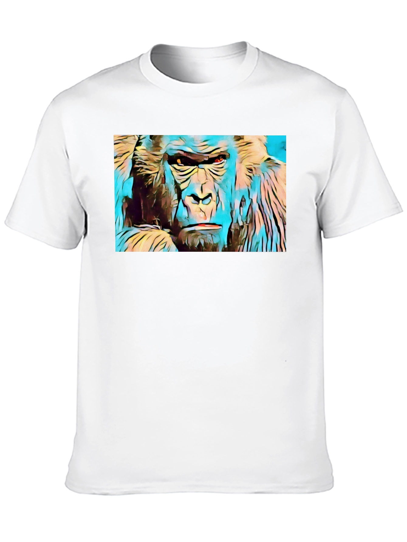 Gorilla Graphic Tee - Vivid Design Soft Cotton