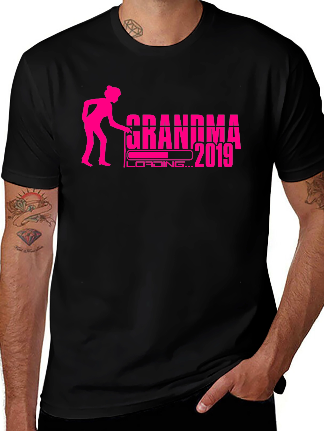 Grandma Loading 2019 Graphic T-Shirt