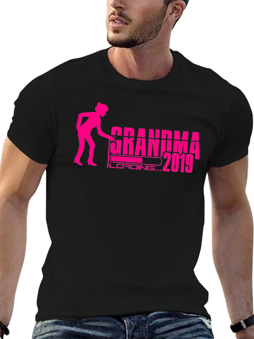 Grandma Loading 2019 Graphic T-Shirt