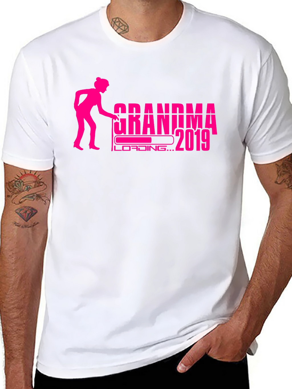 Grandma Loading 2019 Graphic T-Shirt