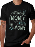 Fishing Moms Are The Coolest Moms Graphic Tee