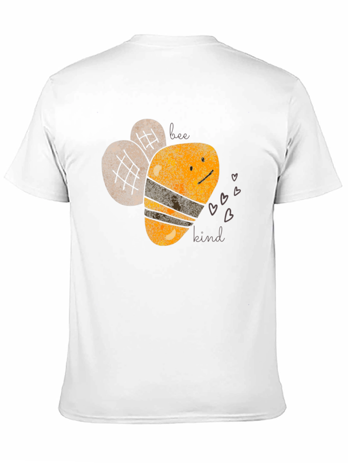 Bee Kind Graphic Tee - Black Cotton T-Shirt