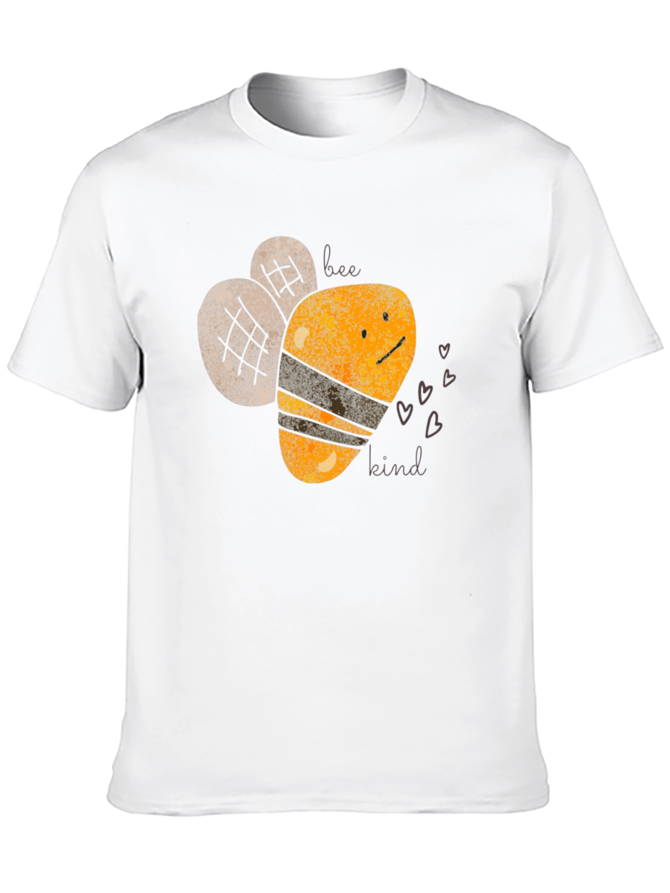 Bee Kind Graphic Tee - Black Cotton T-Shirt