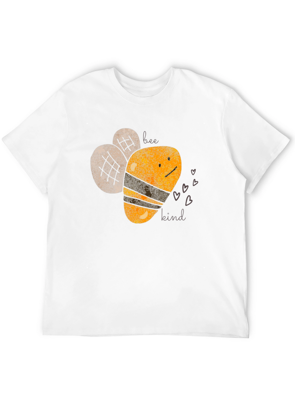 Bee Kind Graphic Tee - Black Cotton T-Shirt