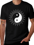 Yin Yang Graphic Tee - Balance and Style