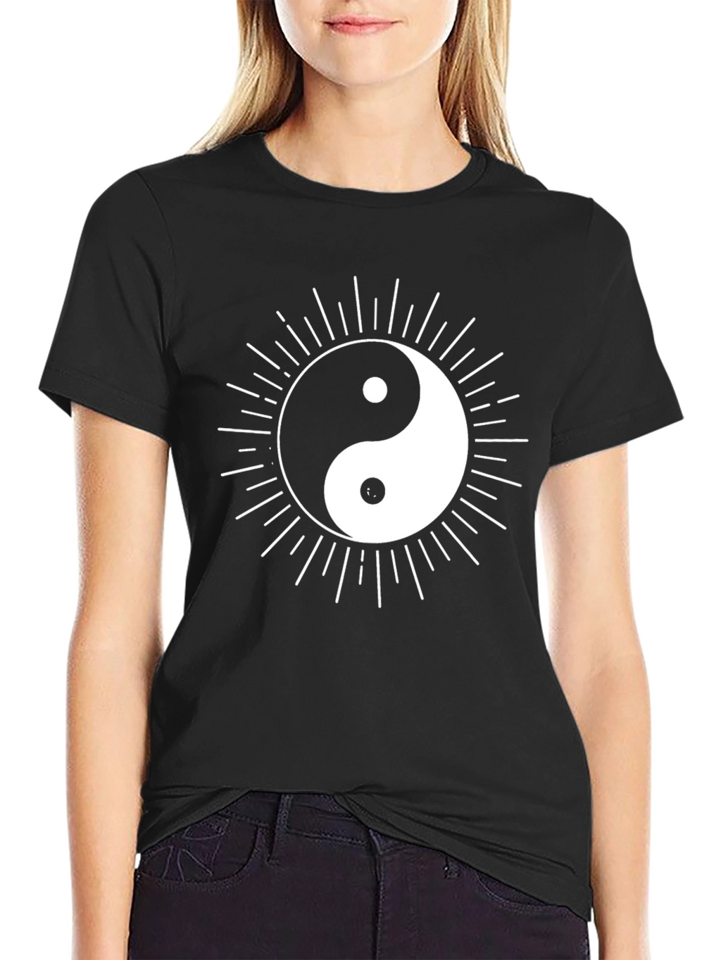 Yin Yang Graphic Tee - Balance and Style
