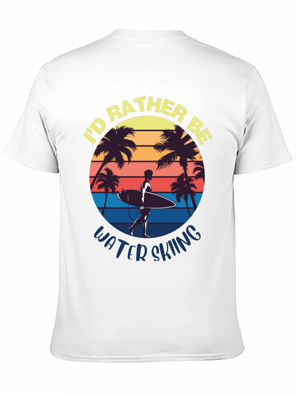Id Rather Be Water Skiing Graphic Tee