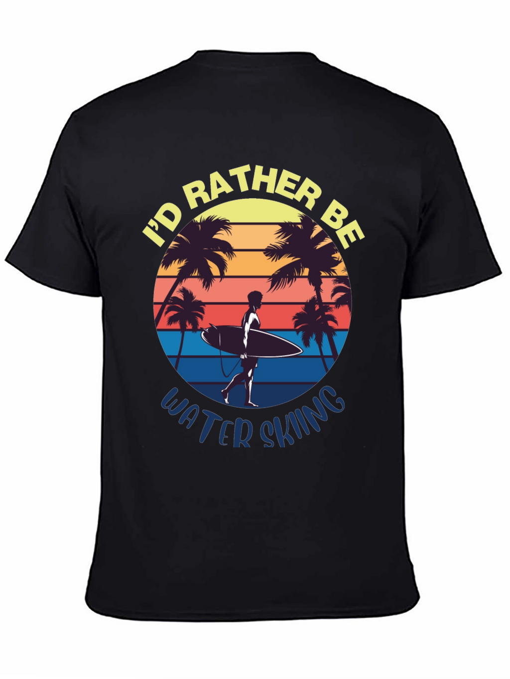 Id Rather Be Water Skiing Graphic Tee