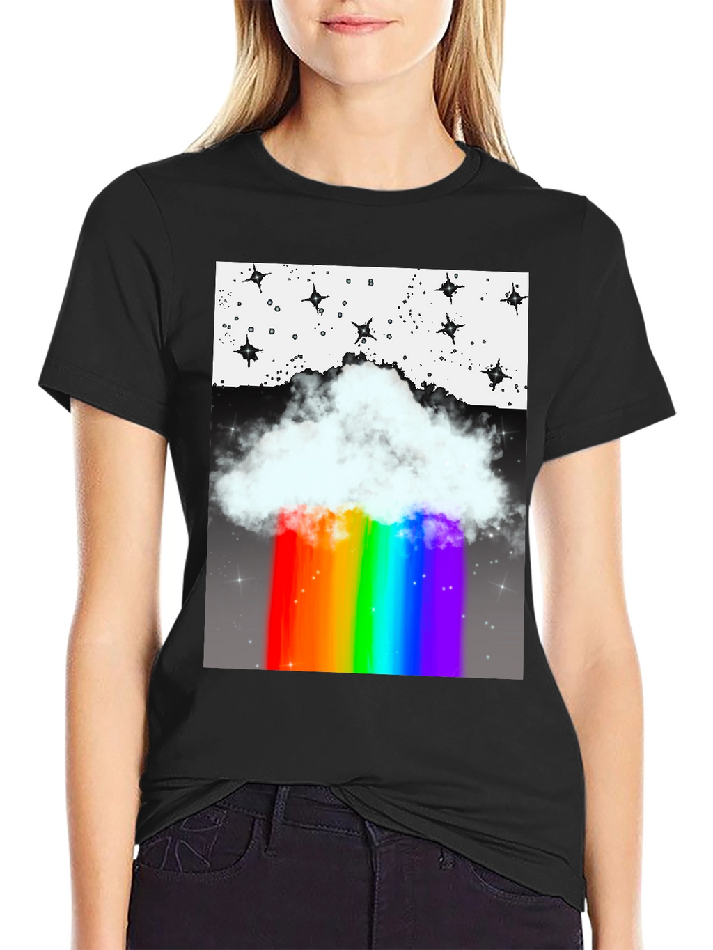 Rainbow Cloud Graphic Tee