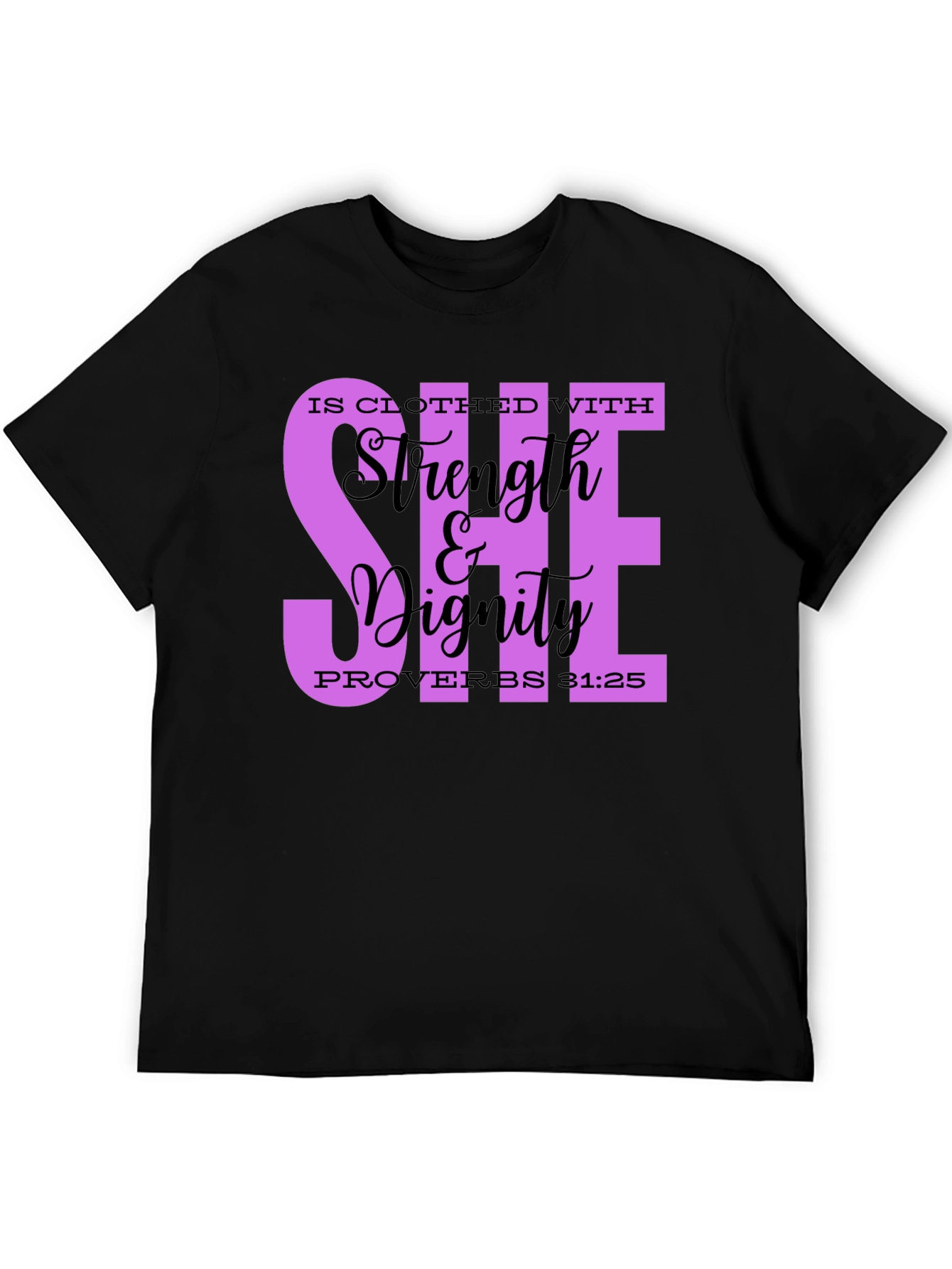 Strength & Dignity Womens Christian T-Shirt