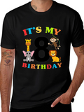 8th Birthday Safari Animals T-Shirt