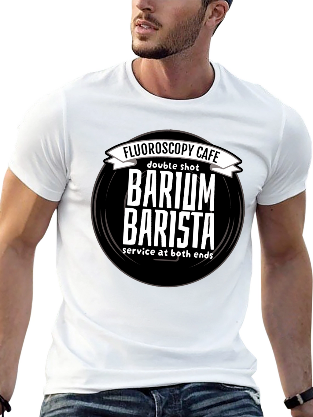 Fluoroscopy Cafe Barium Barista T-Shirt