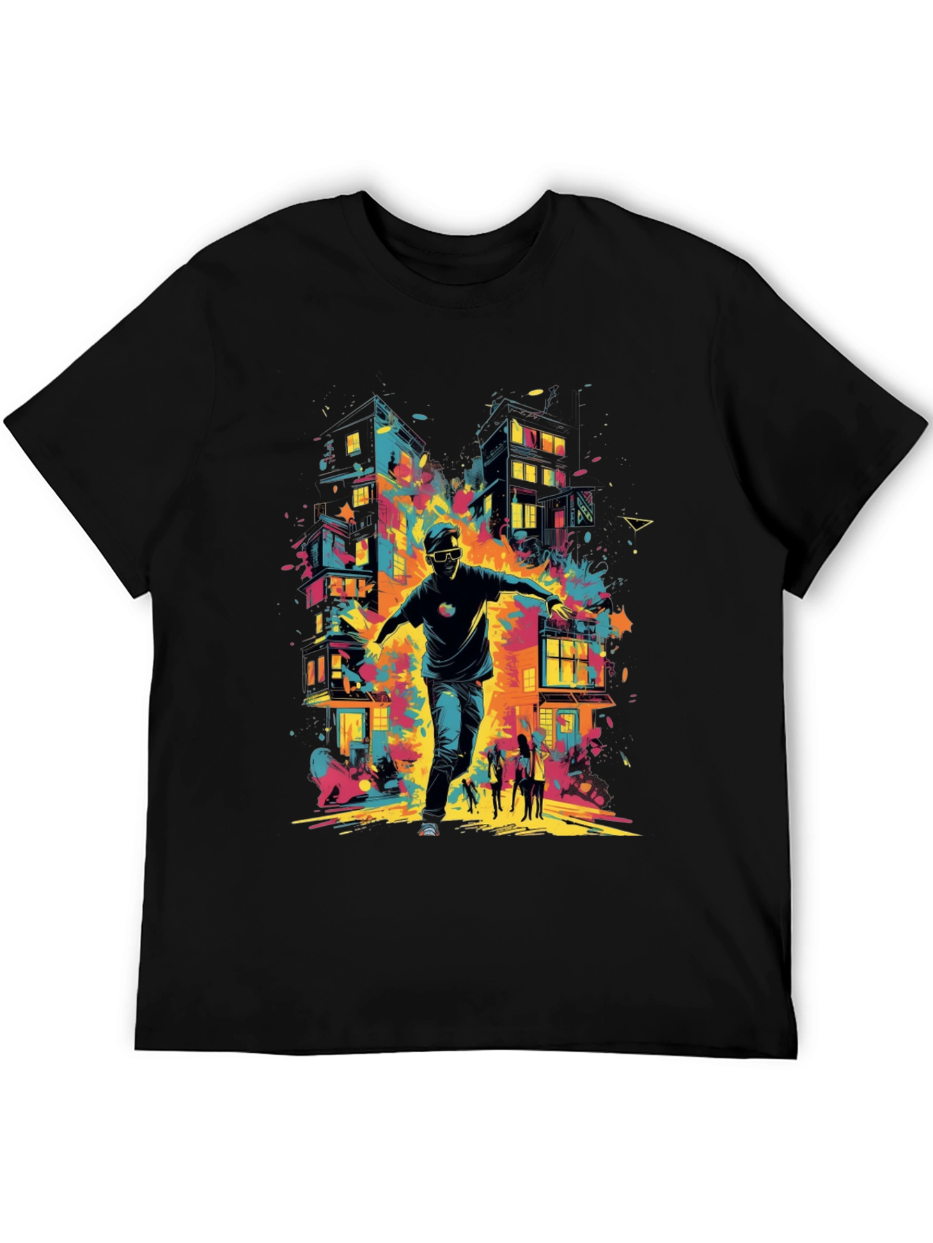 Abstract City Graphic Tee