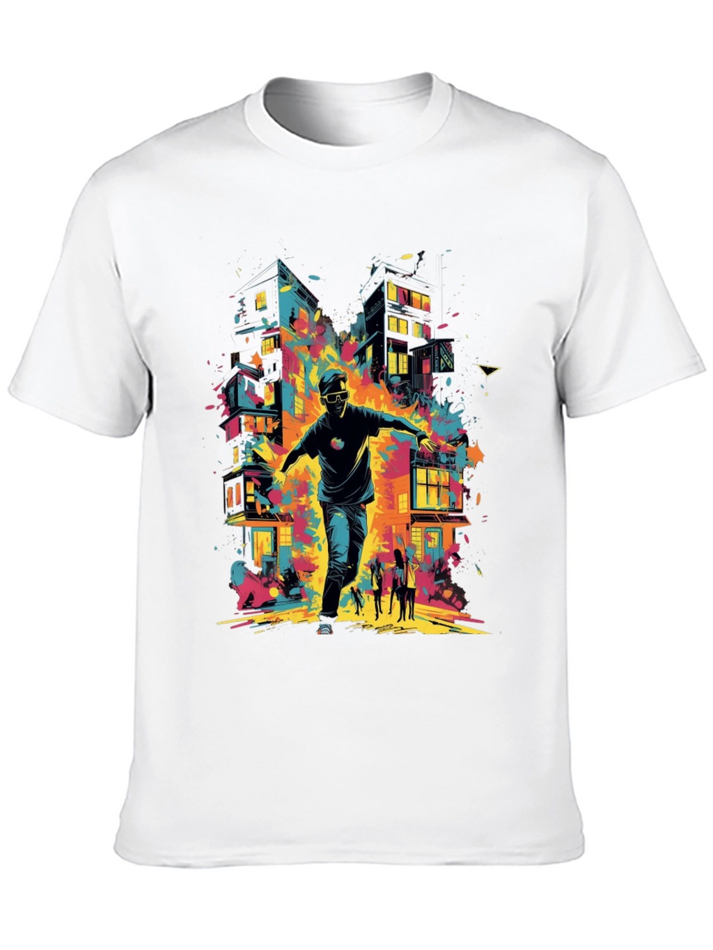 Abstract City Graphic Tee