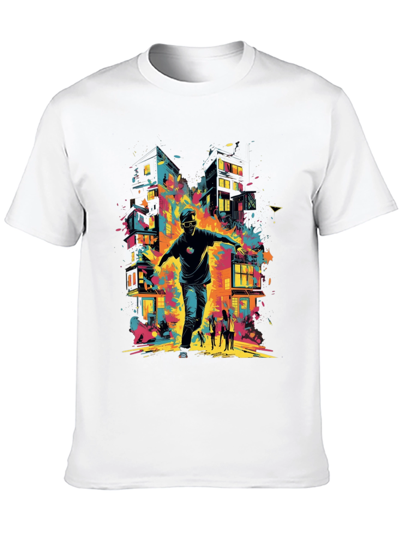 Abstract City Graphic Tee