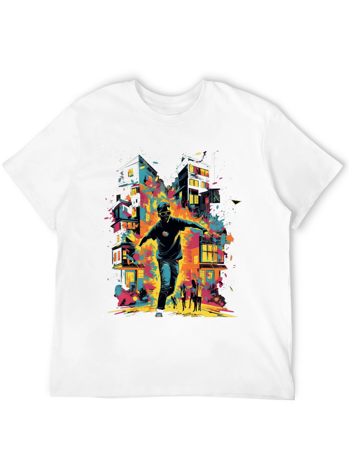 Abstract City Graphic Tee
