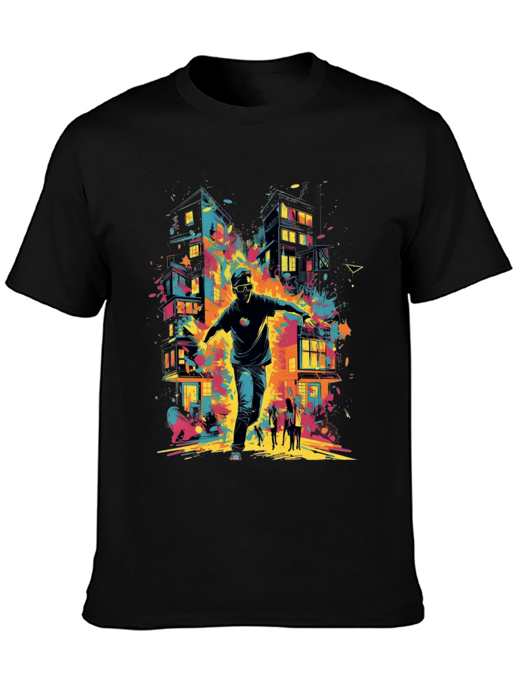 Abstract City Graphic Tee