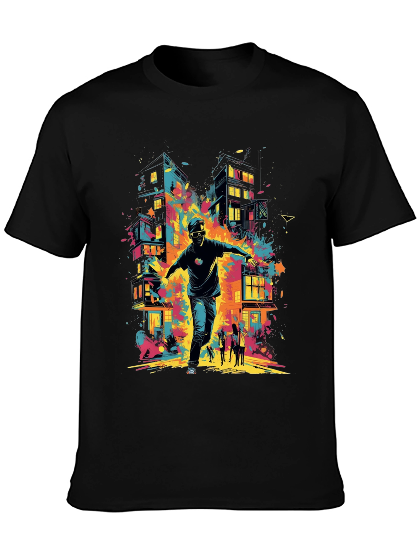 Abstract City Graphic Tee