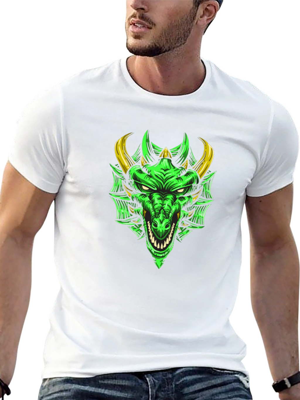 Dragon Graphic Tee - Cool Mens T-Shirt