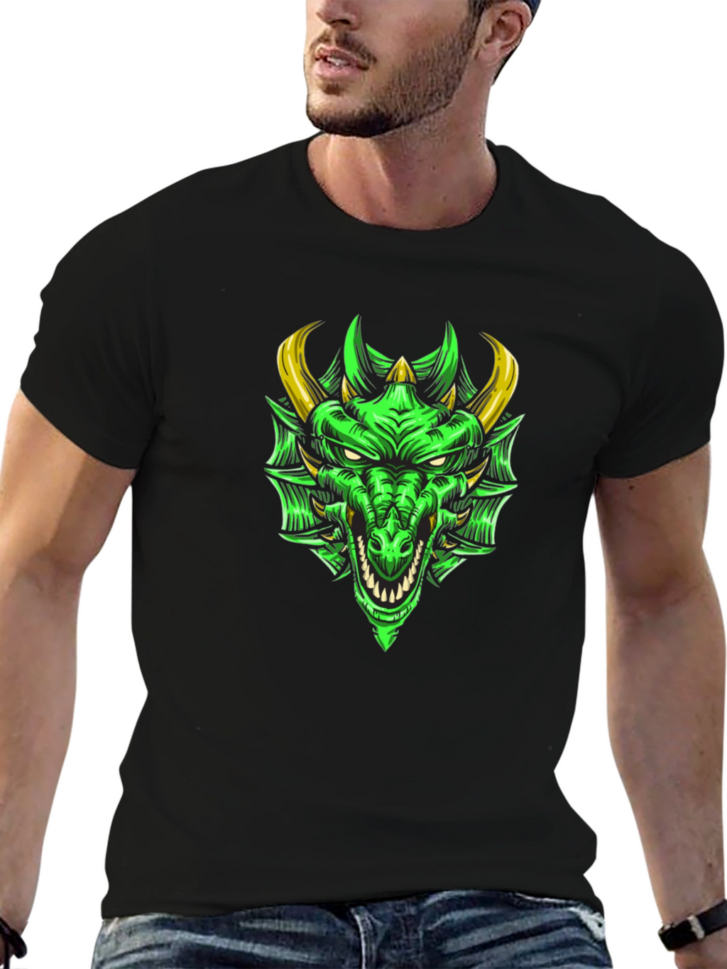 Dragon Graphic Tee - Cool Mens T-Shirt