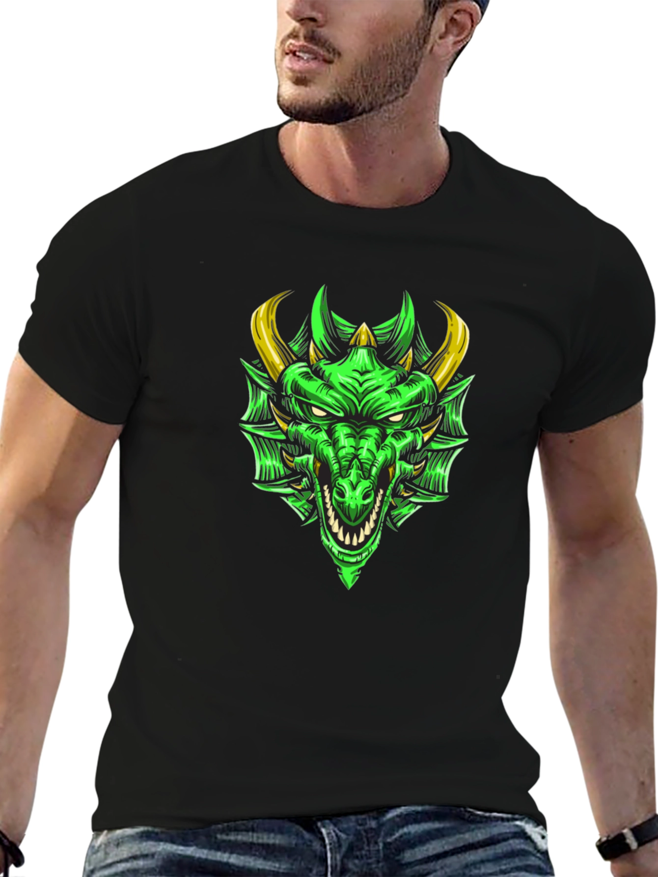 Dragon Graphic Tee - Cool Mens T-Shirt