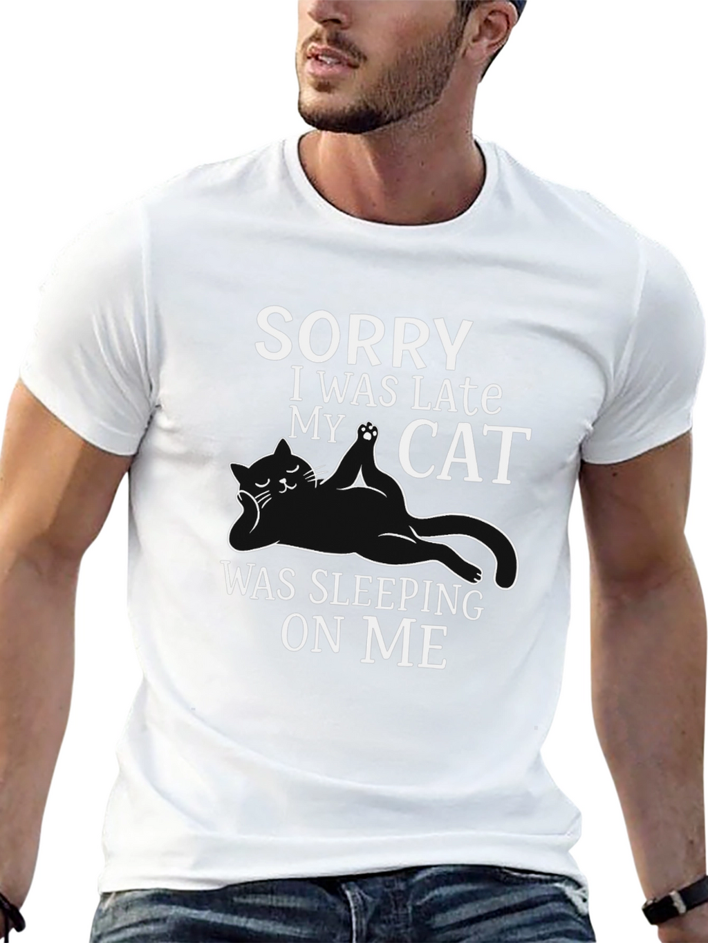 Sorry My Cat Was Sleeping On Me T-Shirt