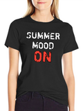 Summer Mood On Graphic T-Shirt