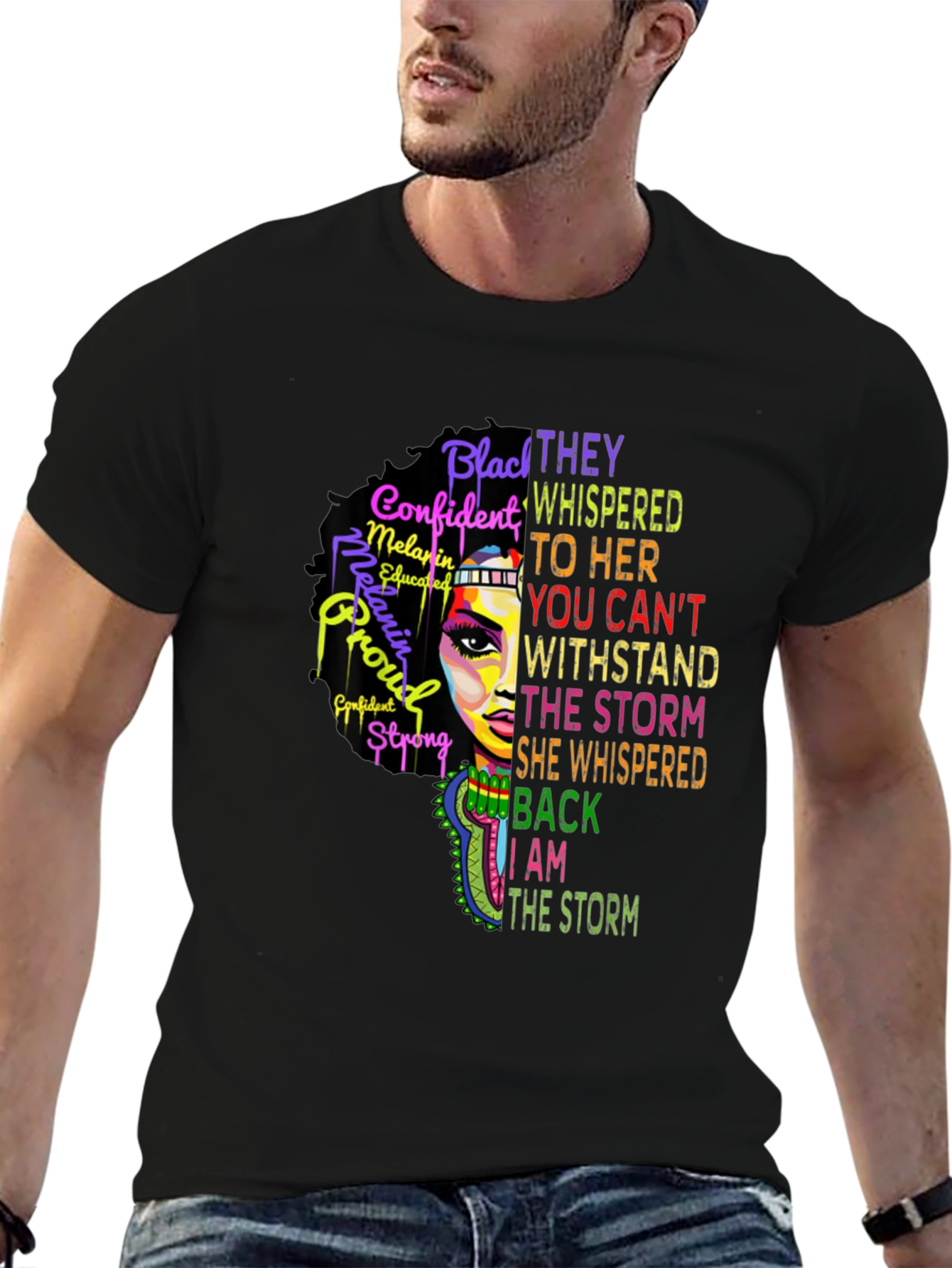 Empowered Melanin Black Pride Graphic Tee
