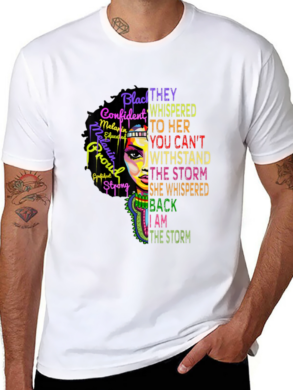 Empowered Melanin Black Pride Graphic Tee