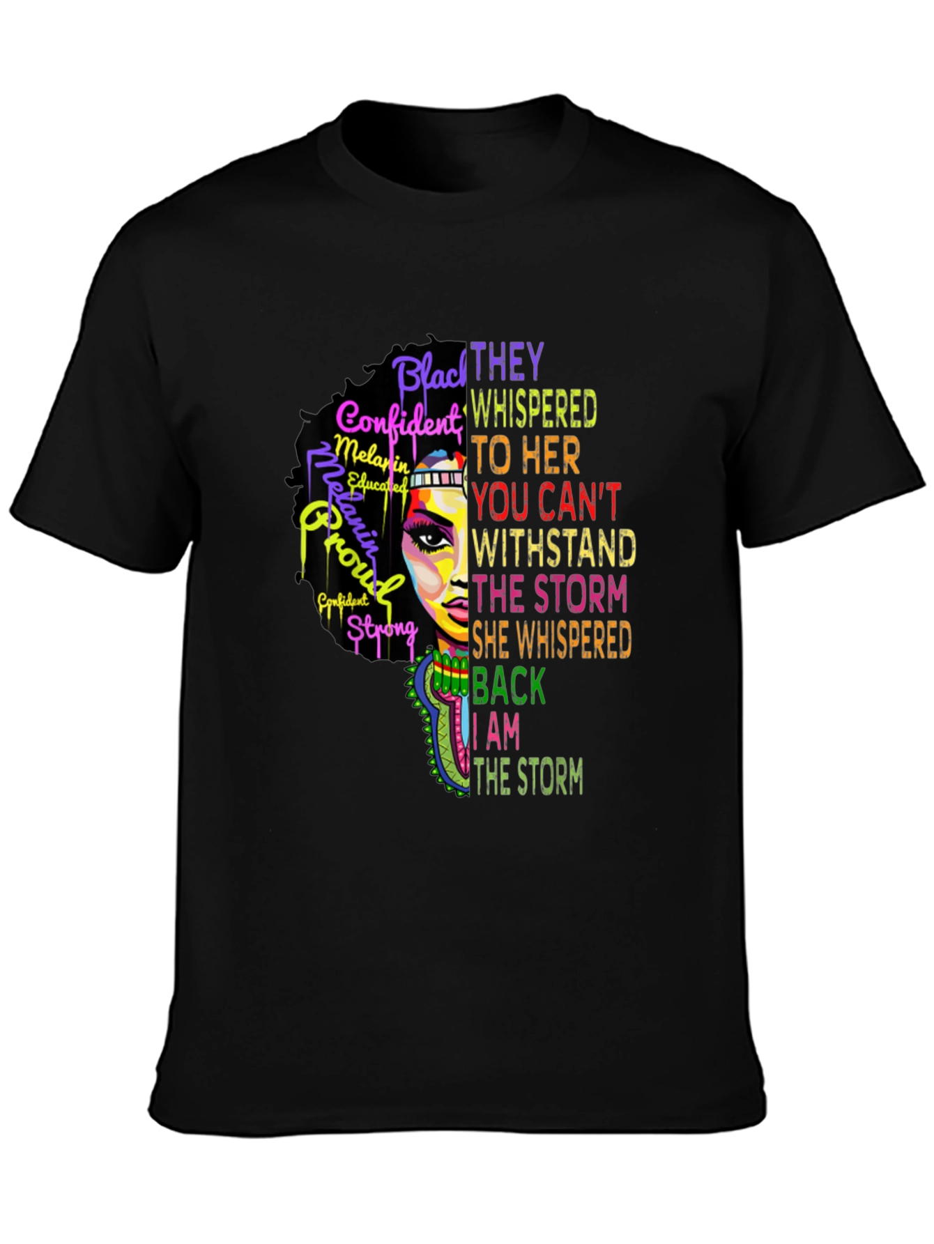 Empowered Melanin Black Pride Graphic Tee