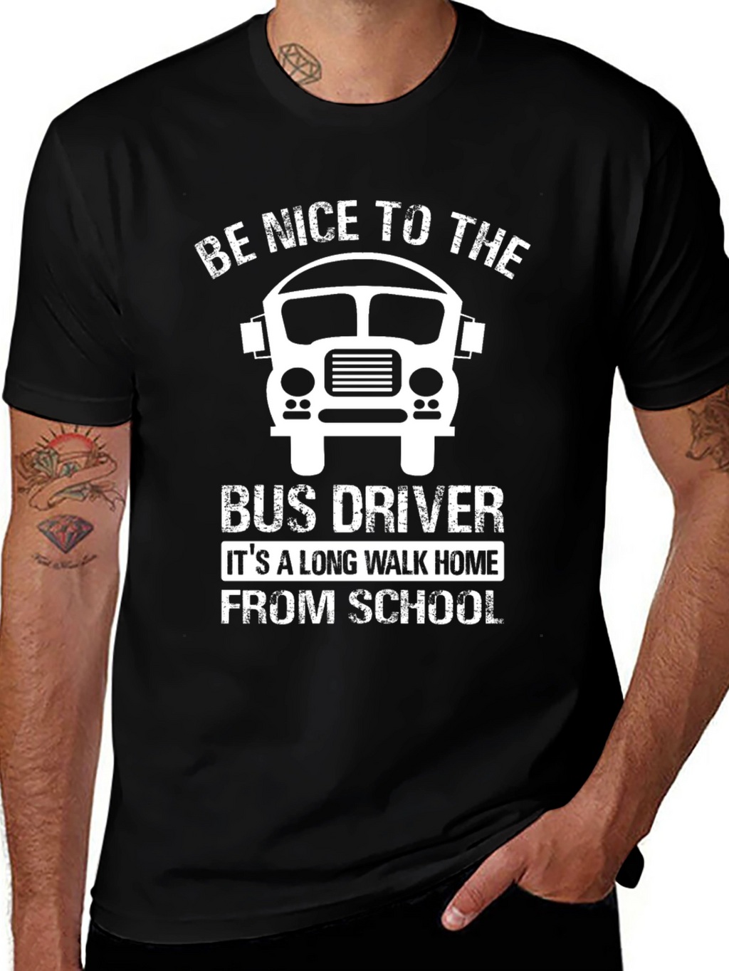 Be Nice To The Bus Driver T-Shirt
