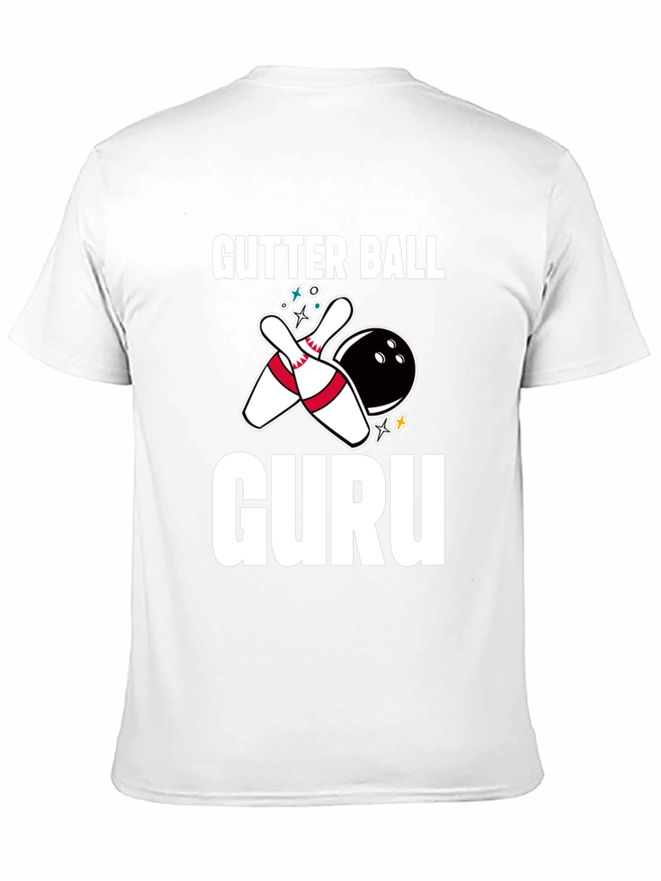 Gutter Ball Guru Bowling Graphic Tee