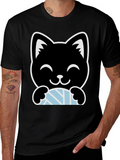 Cute Cat Volleyball T-Shirt
