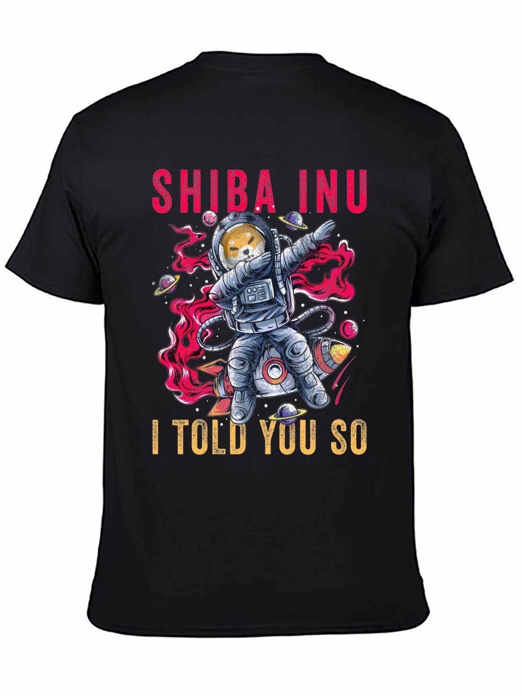 Shiba Inu Dab Astronaut T-Shirt