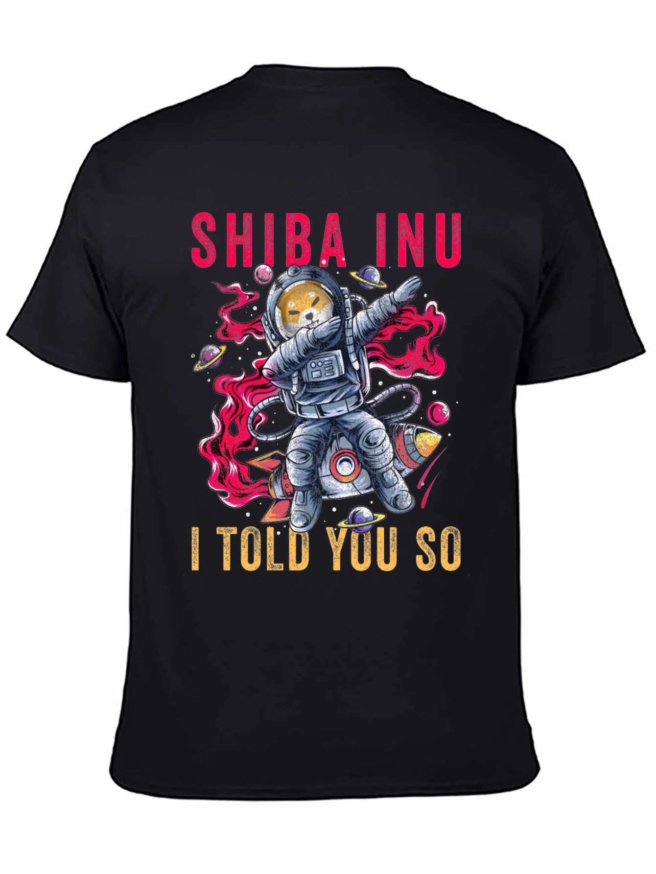 Shiba Inu Dab Astronaut T-Shirt