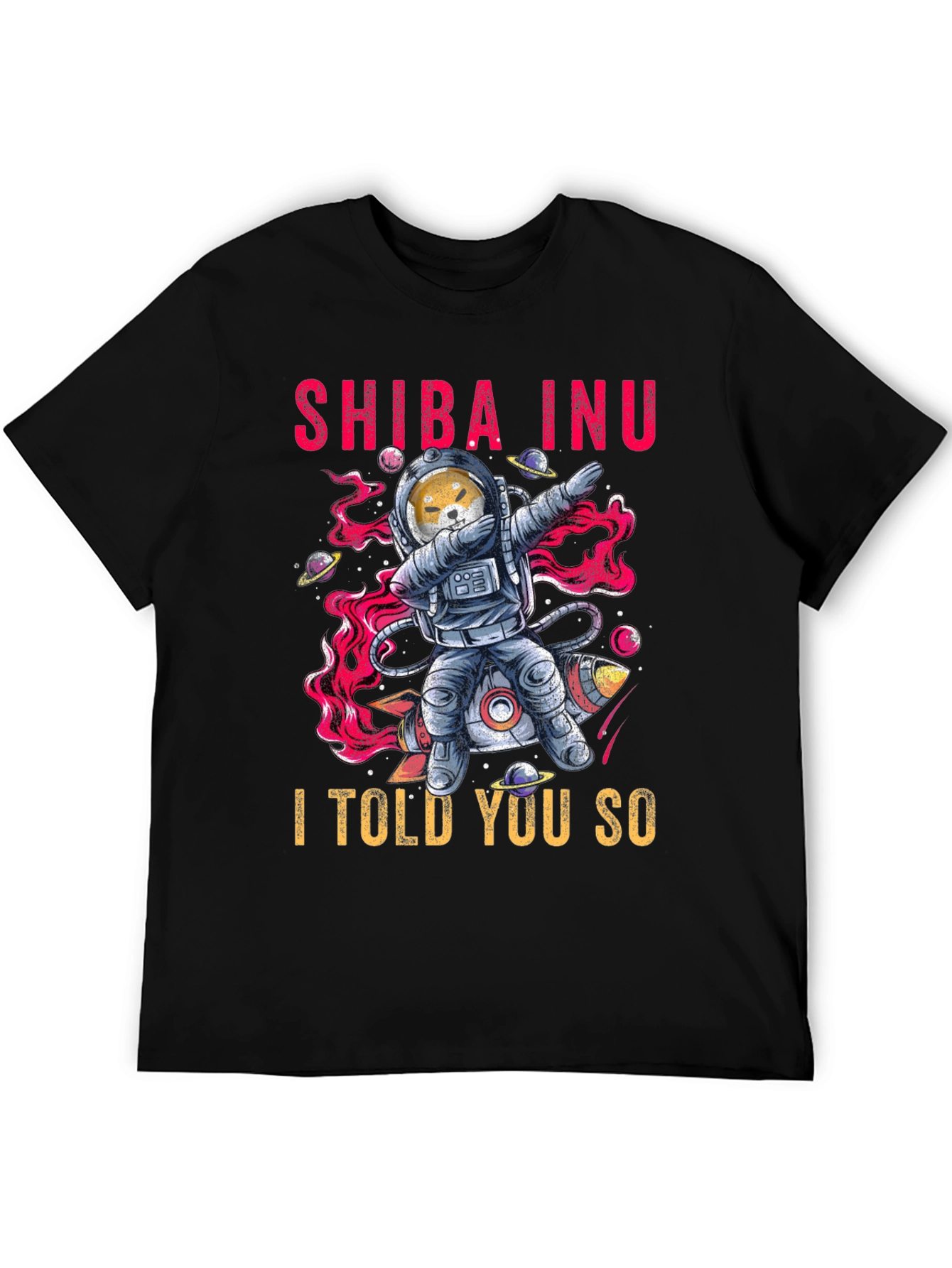 Shiba Inu Dab Astronaut T-Shirt