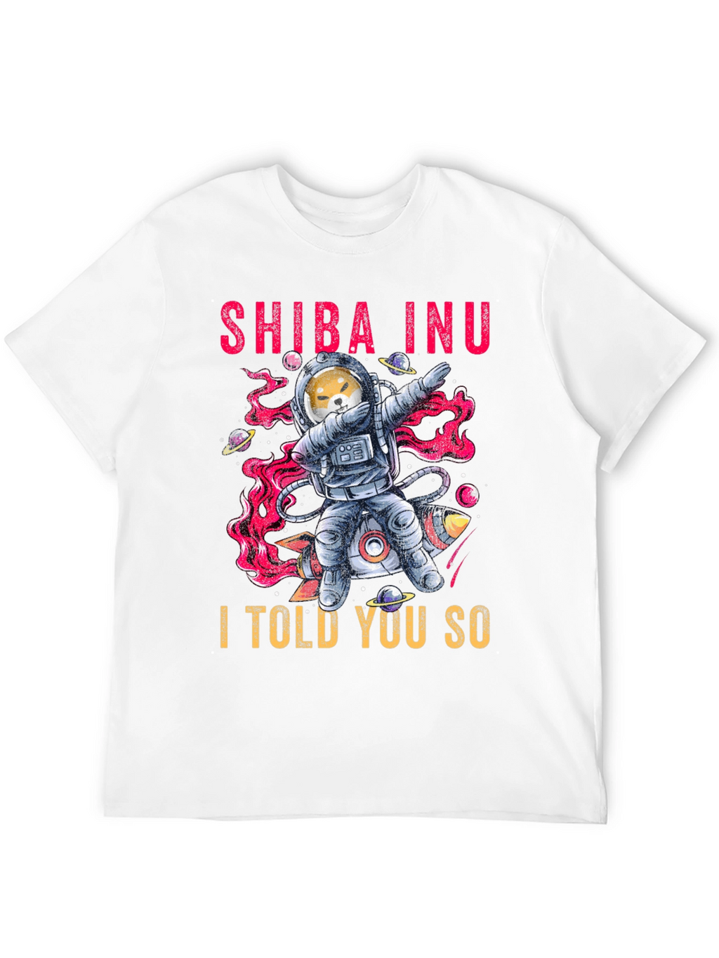 Shiba Inu Dab Astronaut T-Shirt